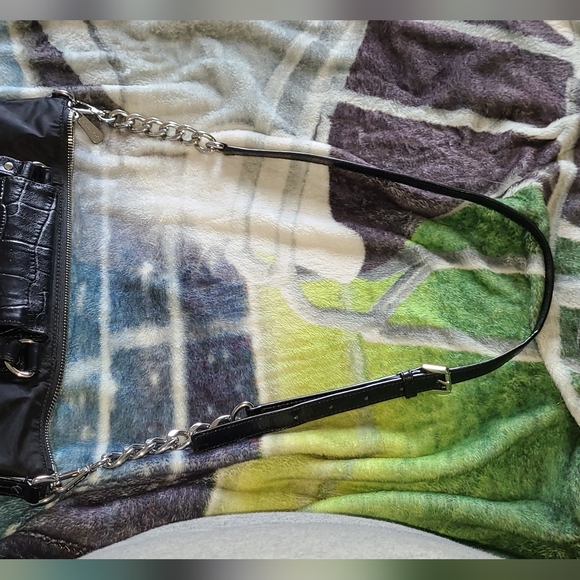 Michael Kors Hamilton Slouchy Satchel W/ Detachable Strap Black EUC - Picture 9 of 9